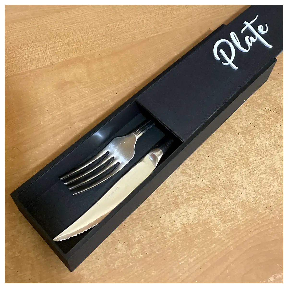 portable cutlery set case travel utensil holder box with spoon fork chopsticks waterproof storage container for camping office school lunch