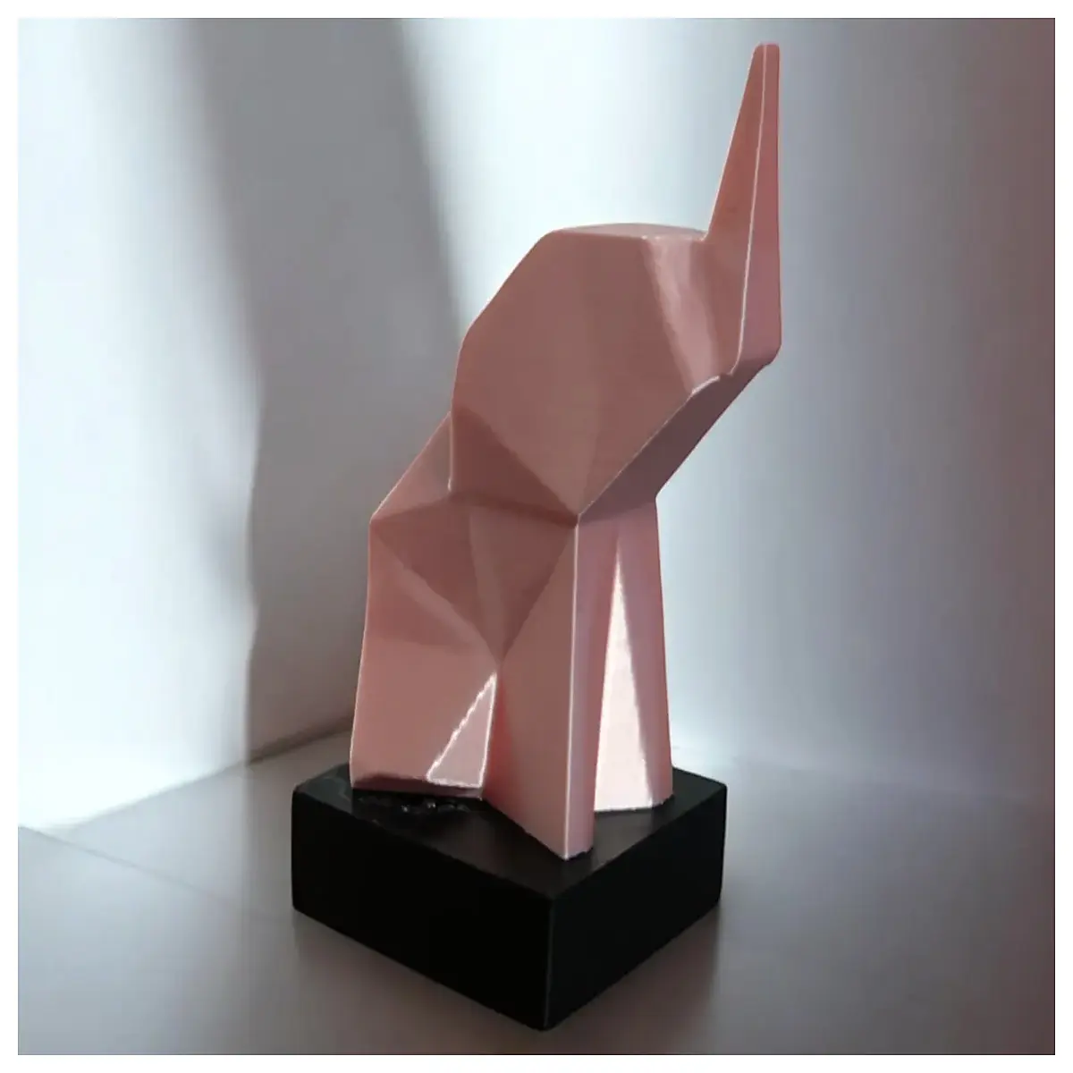 modern elephant statue decor for living room shelf abstract metal animal sculpture home decoration contemporary art piece office desk ornament