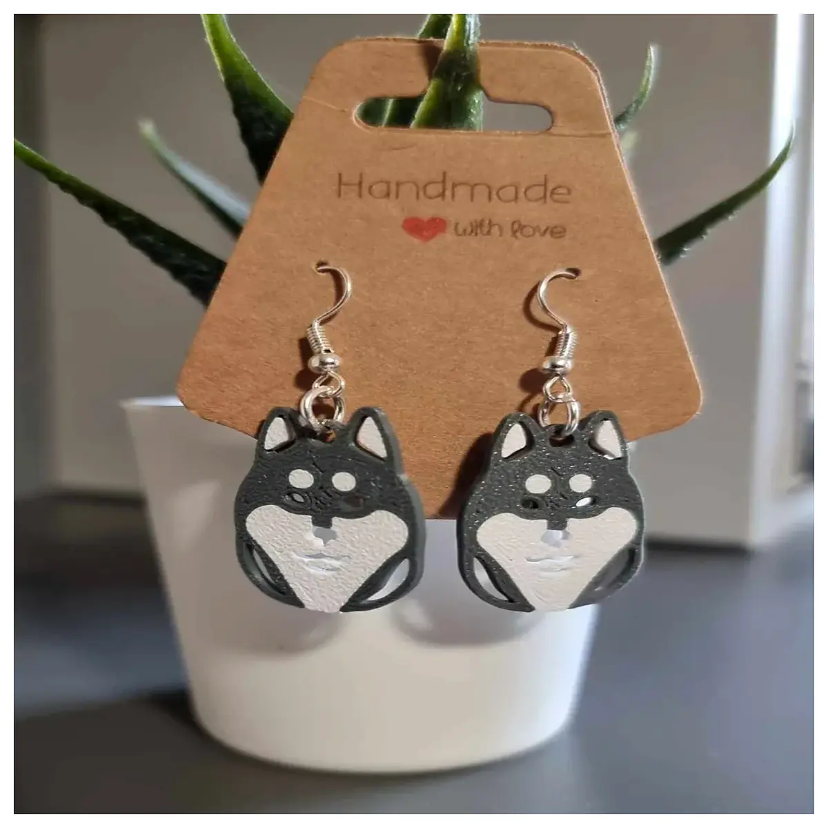 Siberian Husky Earrings Women s Pet Earring Dog Earring Dog Accessories Winter Fashion Jewelry