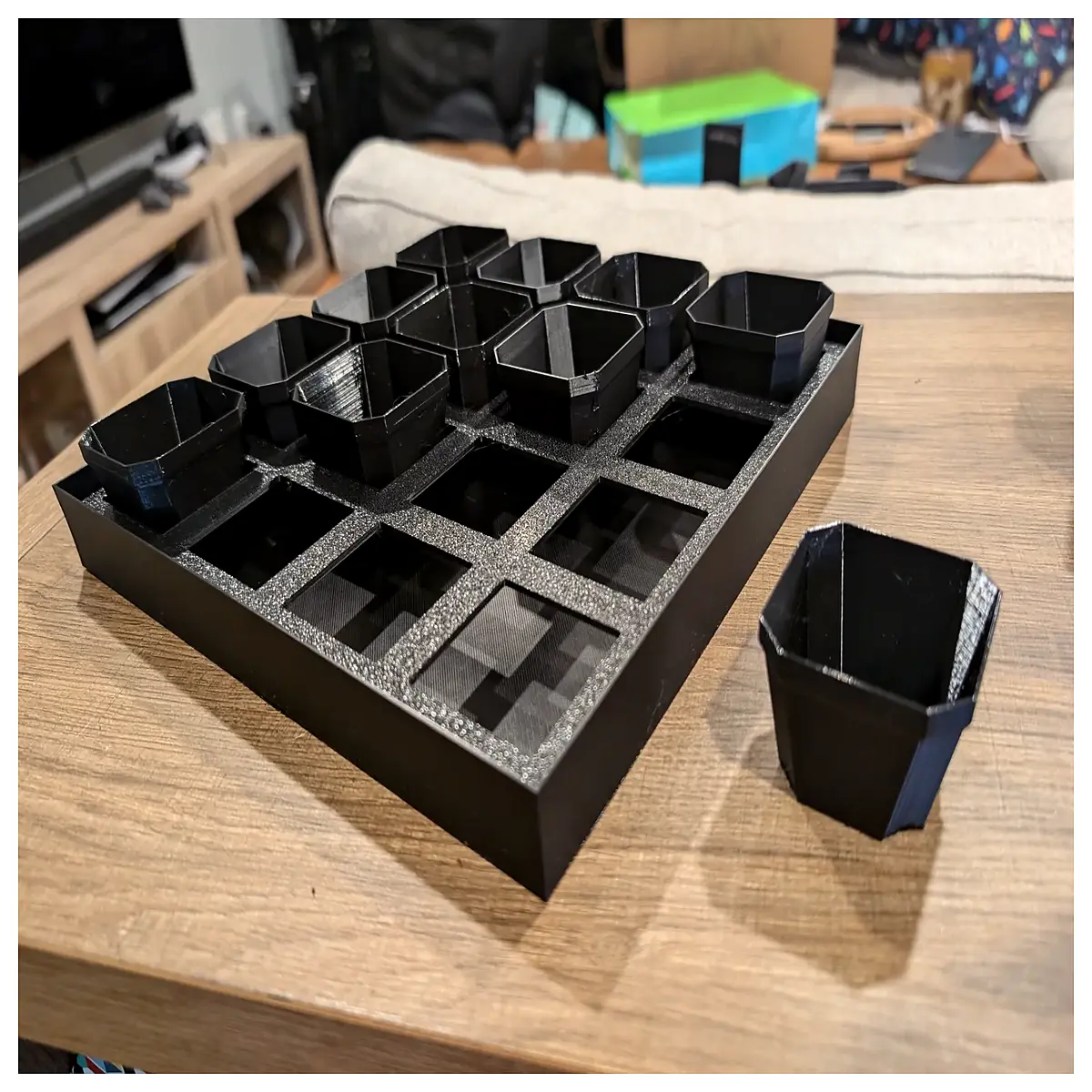 mini square seedling starter pots 5x5x4cm plastic nursery trays for home gardening propagation cuttings