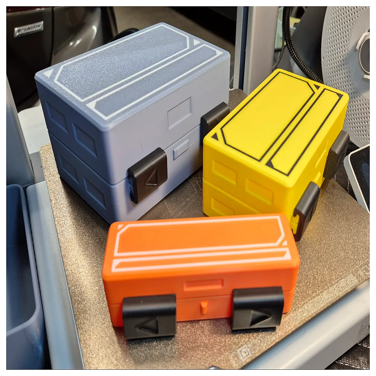 black box style adjustable storage container durable organizer box for travel gear tactical equipment case modular stacking storage