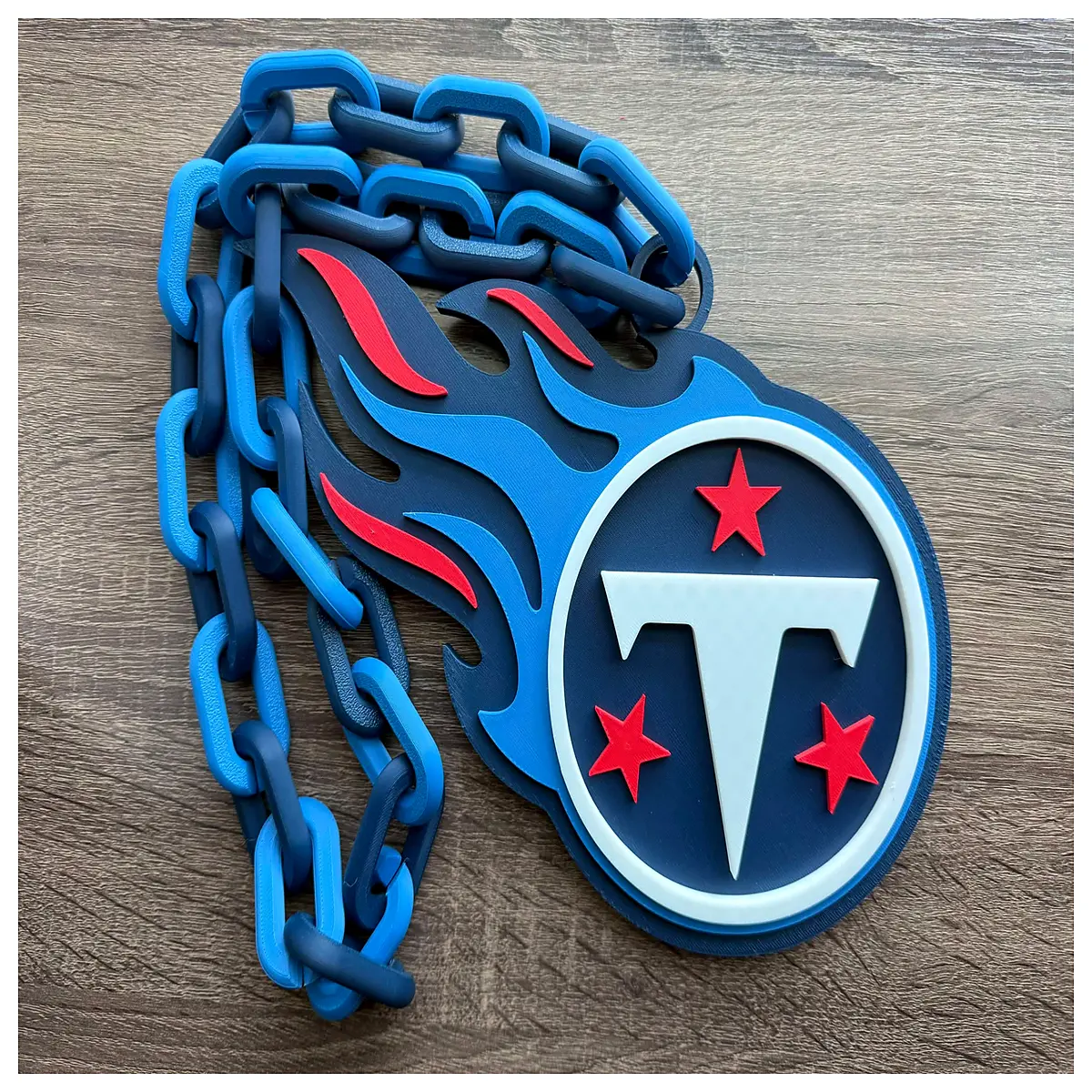 Tennessee Titans Large Pendant Necklace Decoration Car Accessories Car Gift Hanging Ornament