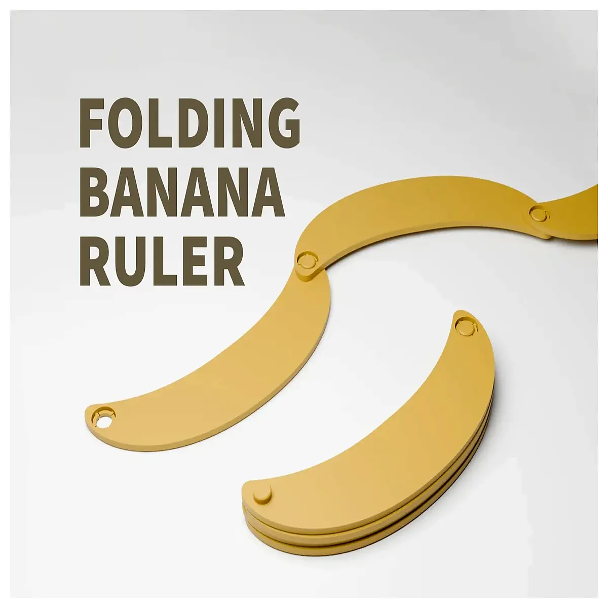 Folding Banana Slicer Curved Banana Tool Fast Banana Peeler Kitchen Fruit Cutter Easy Banana Consumption