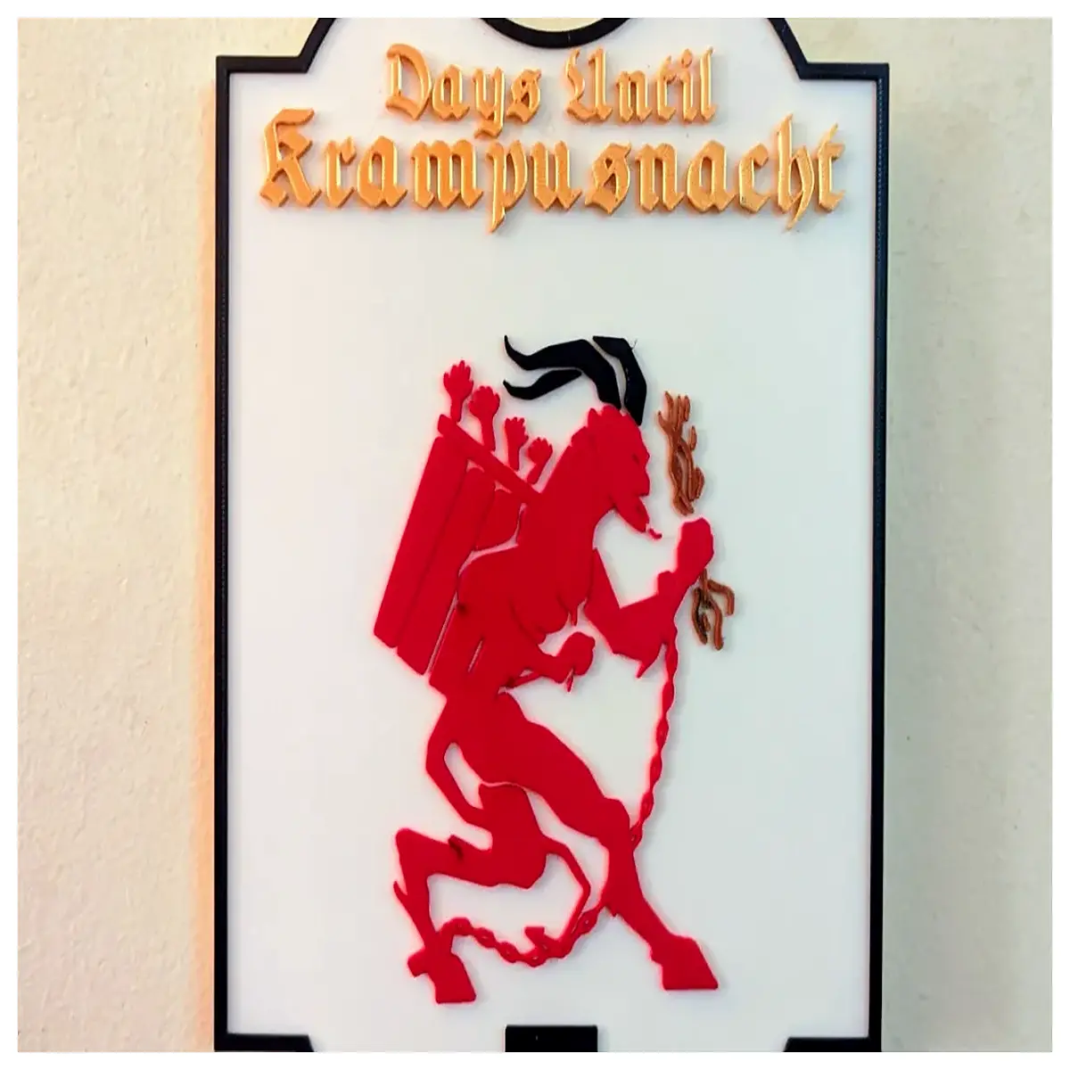 Krampus Night Countdown Christmas Gifts New Year Wishes Festive Decor Holiday Surprise New Year Plans
