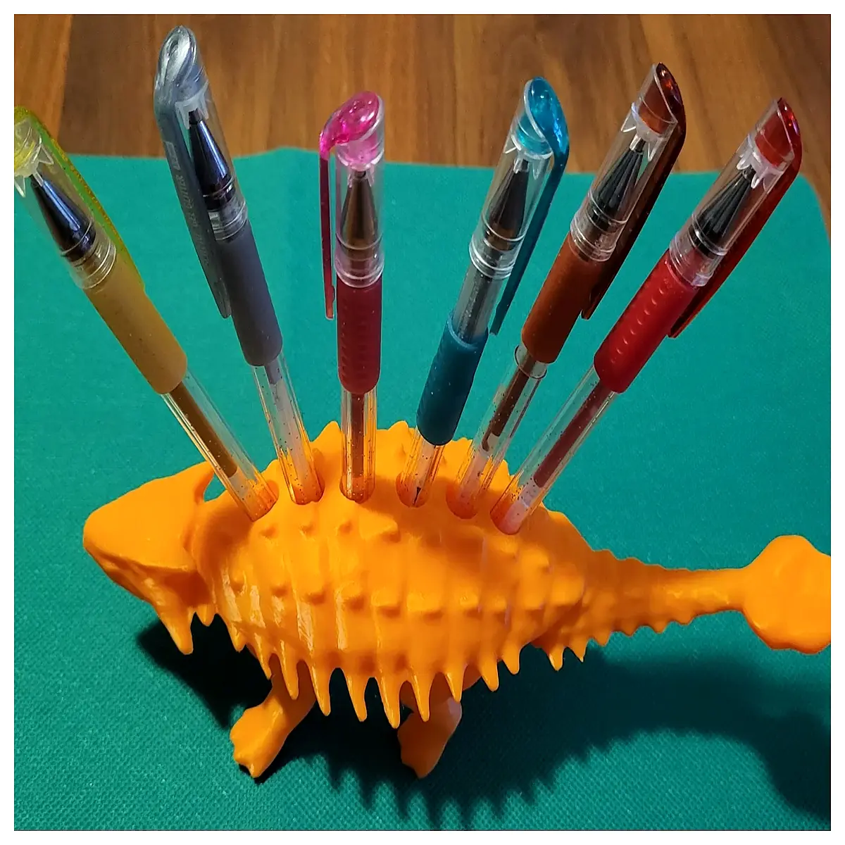 Dinosaur Pencil Holder Toy Collection Dinosaur Model Decoration Kids Gift Creative Display Item