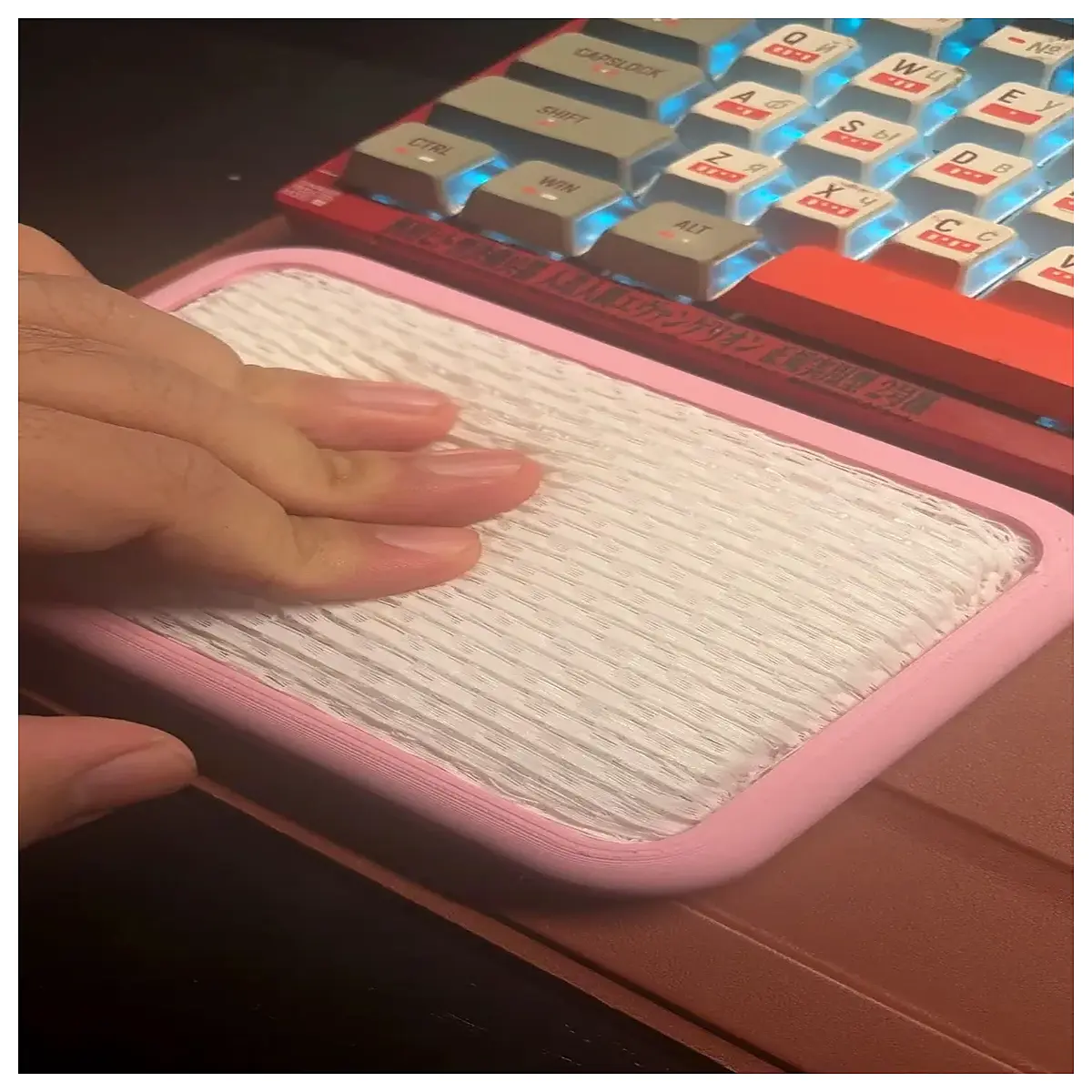ergonomic memory foam wrist support for gaming pc desk typing pain relief carpal tunnel