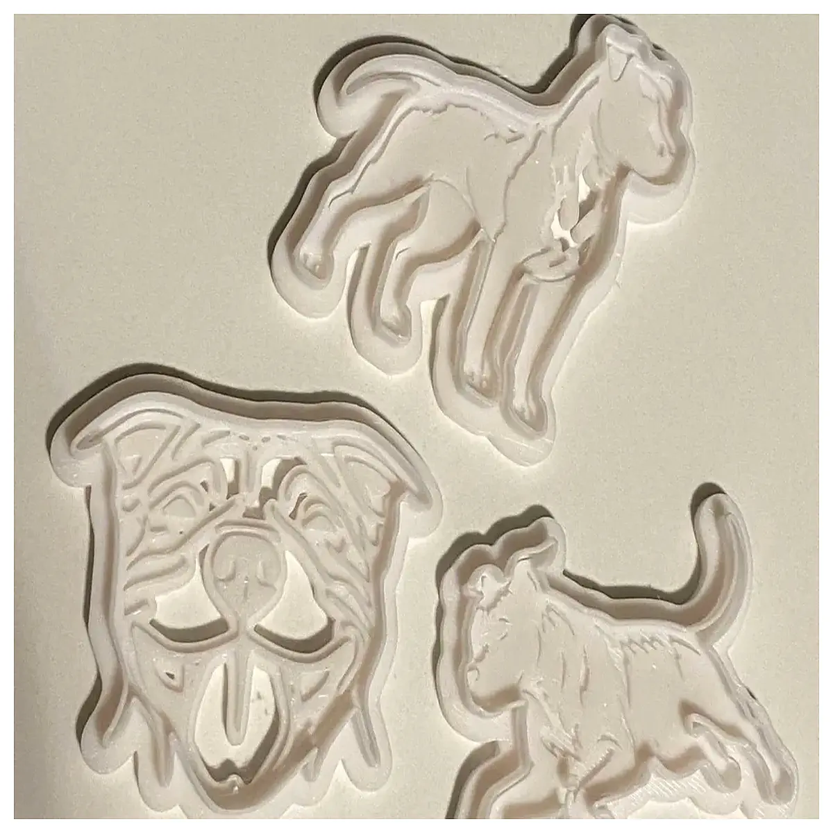 american staffordshire terrier dog cookie cutters for baking staffordshire bull terrier shaped biscuit molds for christmas treats pet lover gifts