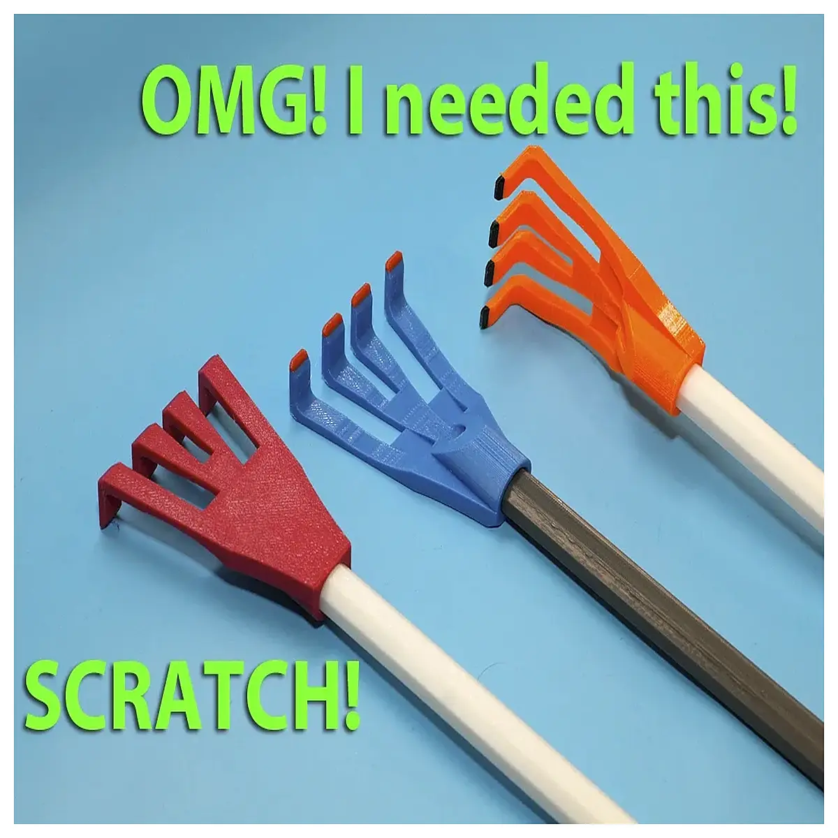 ergonomic back scratcher tool for itchy relief long handle reach aid for seniors soft sponge head for home and travel