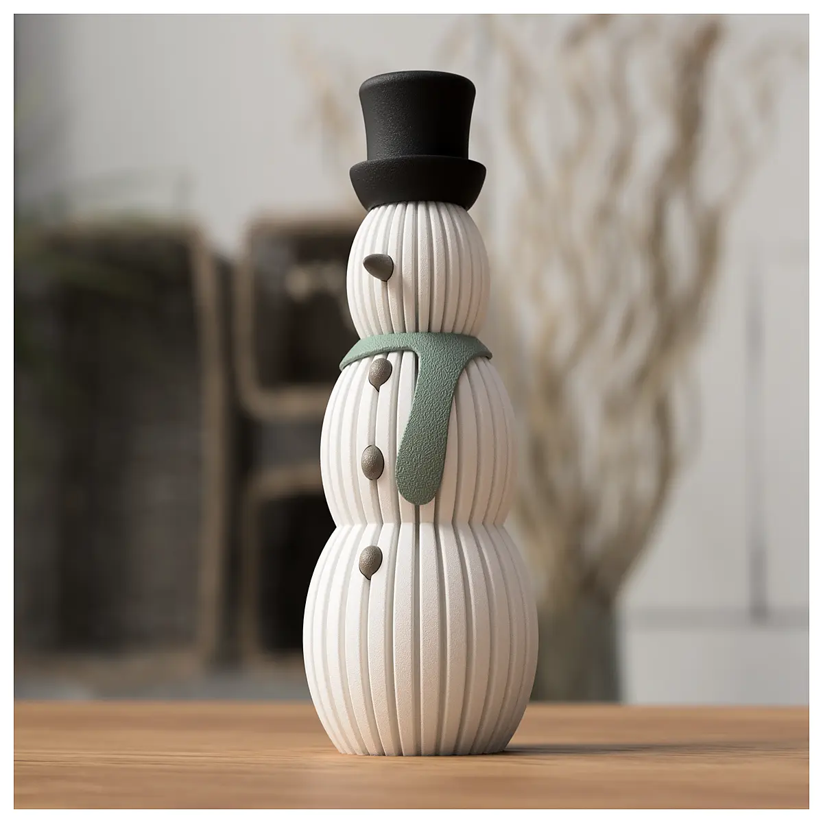 Christmas Snowman Decoration Compatible with Electronic Candles Festive Decor Christmas Ornament Holiday Accessory