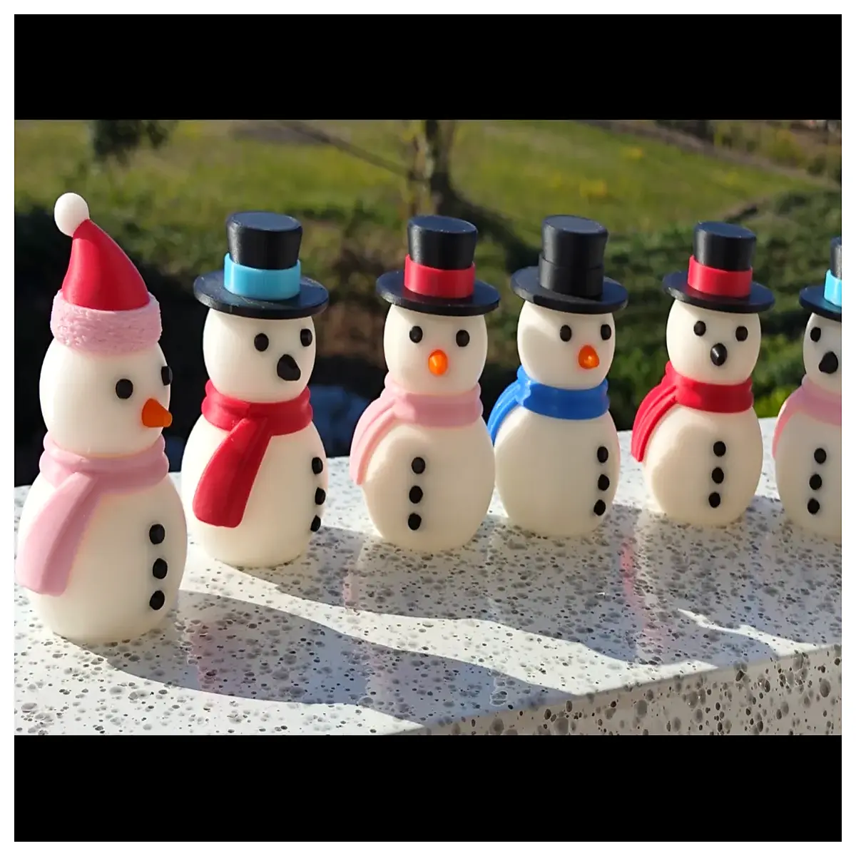 diy snowman decoration no glue easy assembly holiday home decor