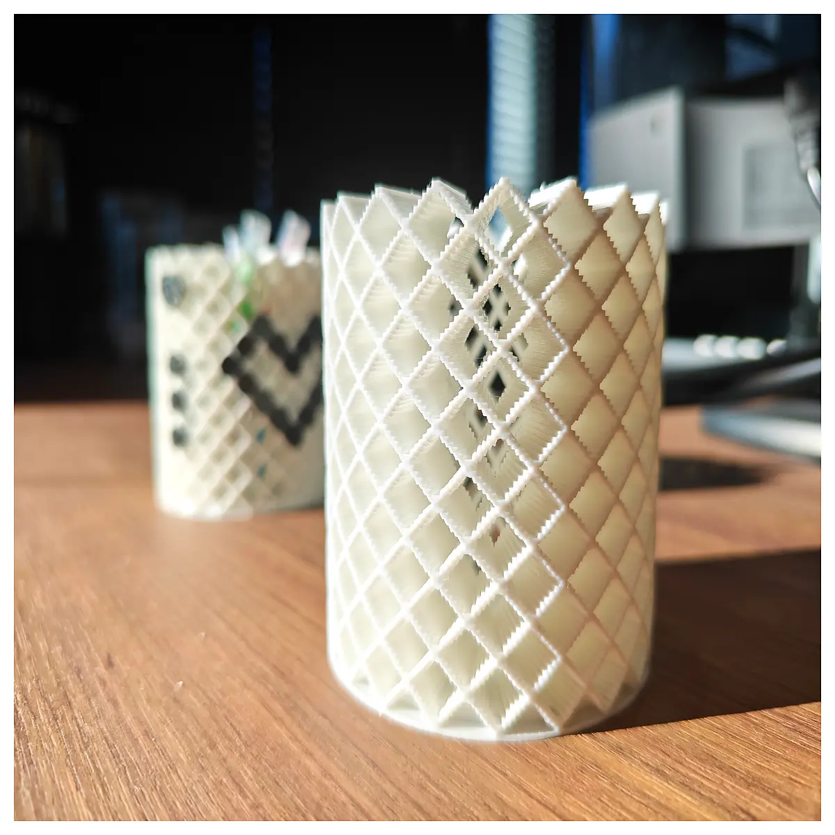 customizable pen holder diy desk organizer stationery storage craft for office supplies