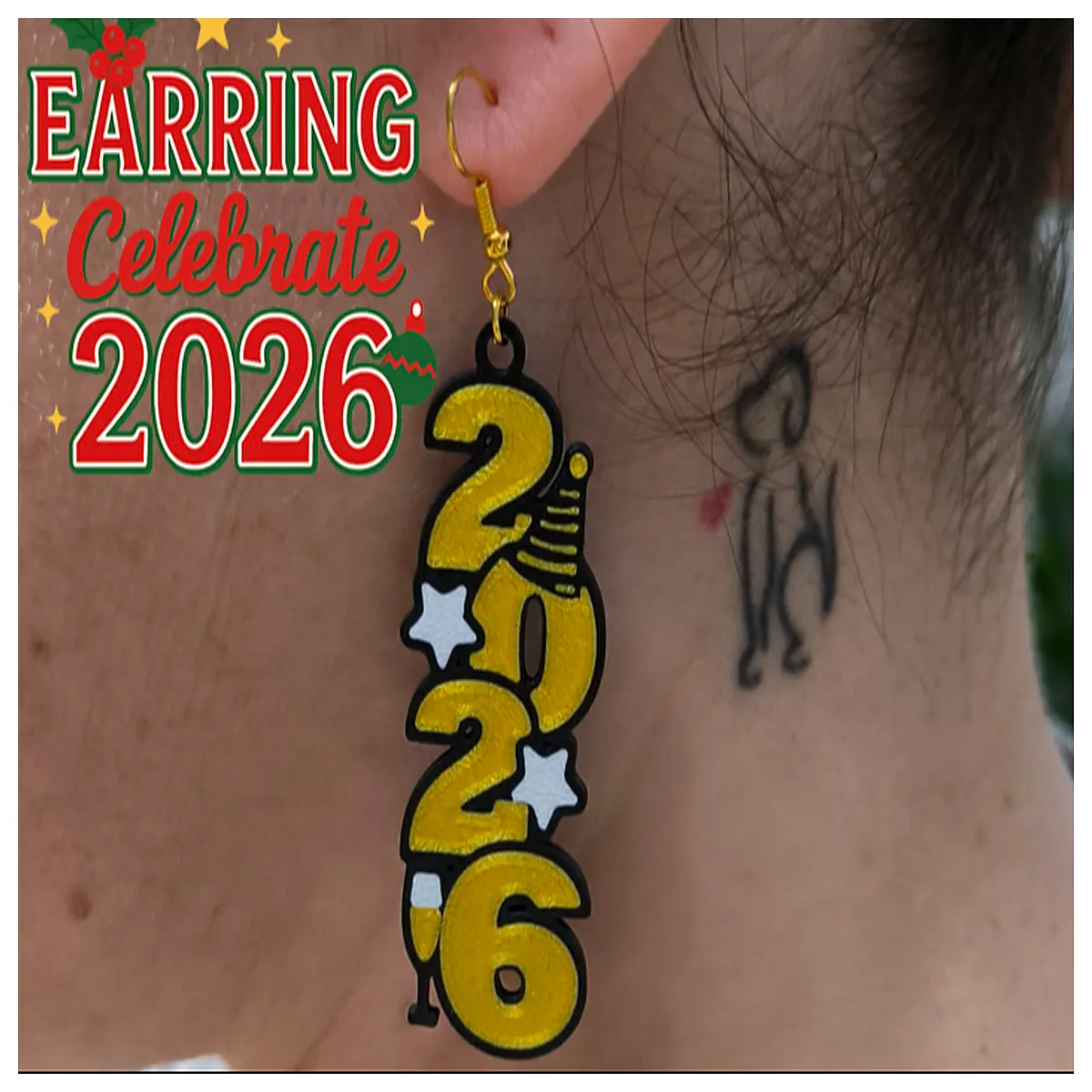Farewell 2025 Hello 2026 New Year Decorations Festive Party Supplies Celebration Kits Event Decor