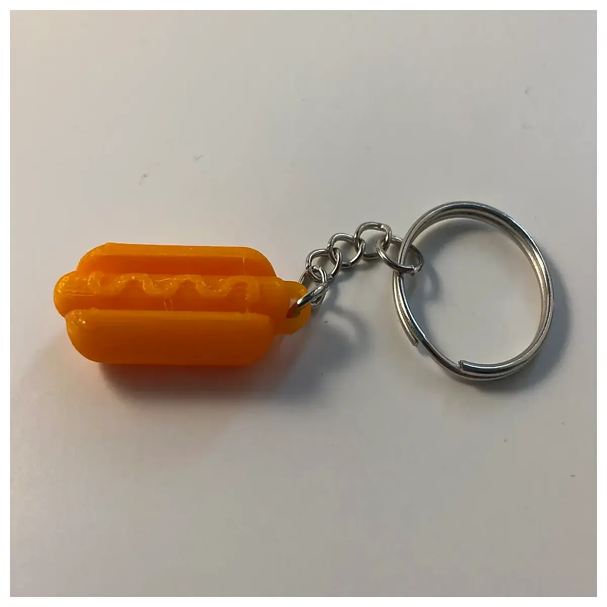 cute hot dog keychain for bags funny food charm ketchup mustard sausage pendant novelty friends
