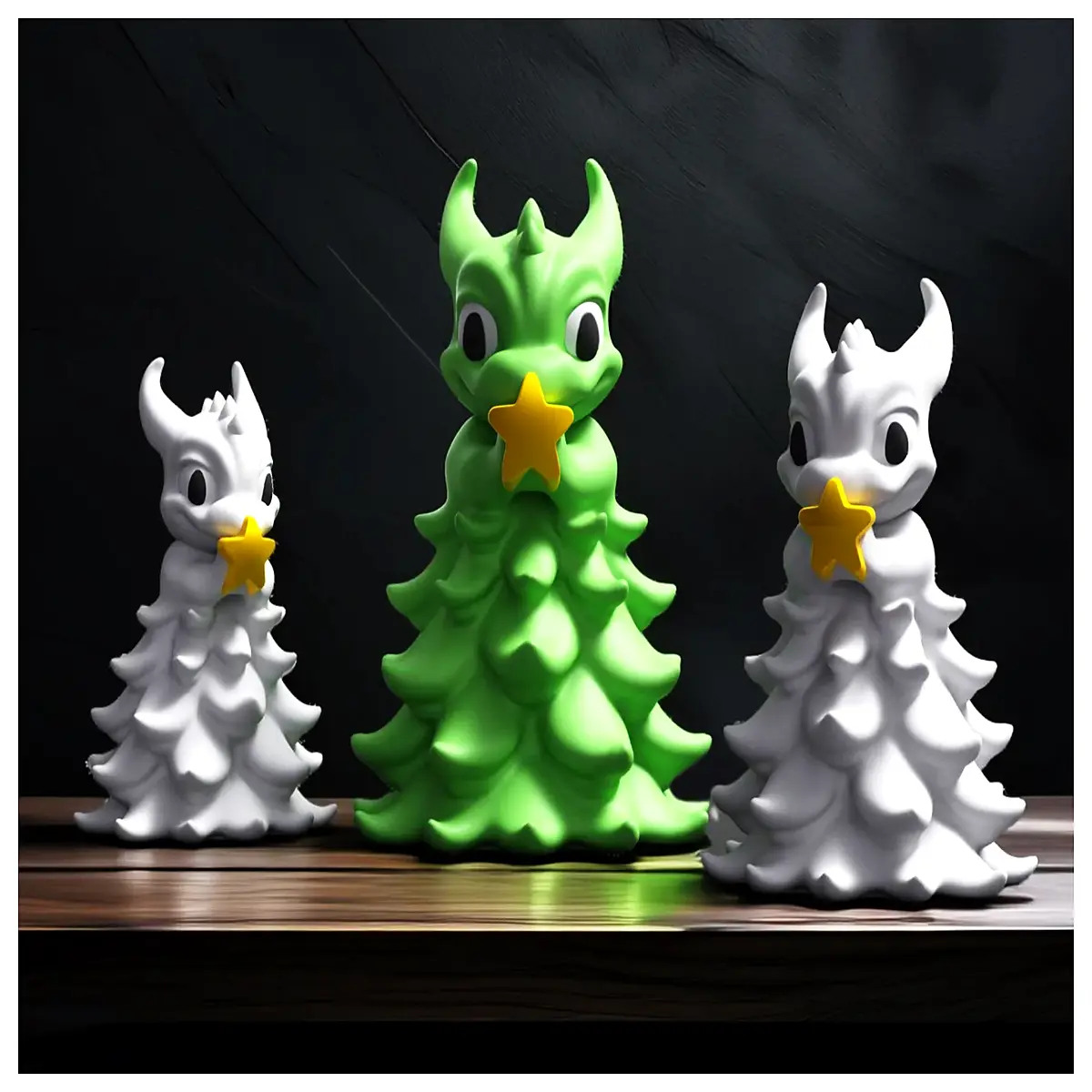 Starlight Christmas Dragon Ornament Festive Gift Decoration Christmas Tree Accessories Holiday Decor Elements
