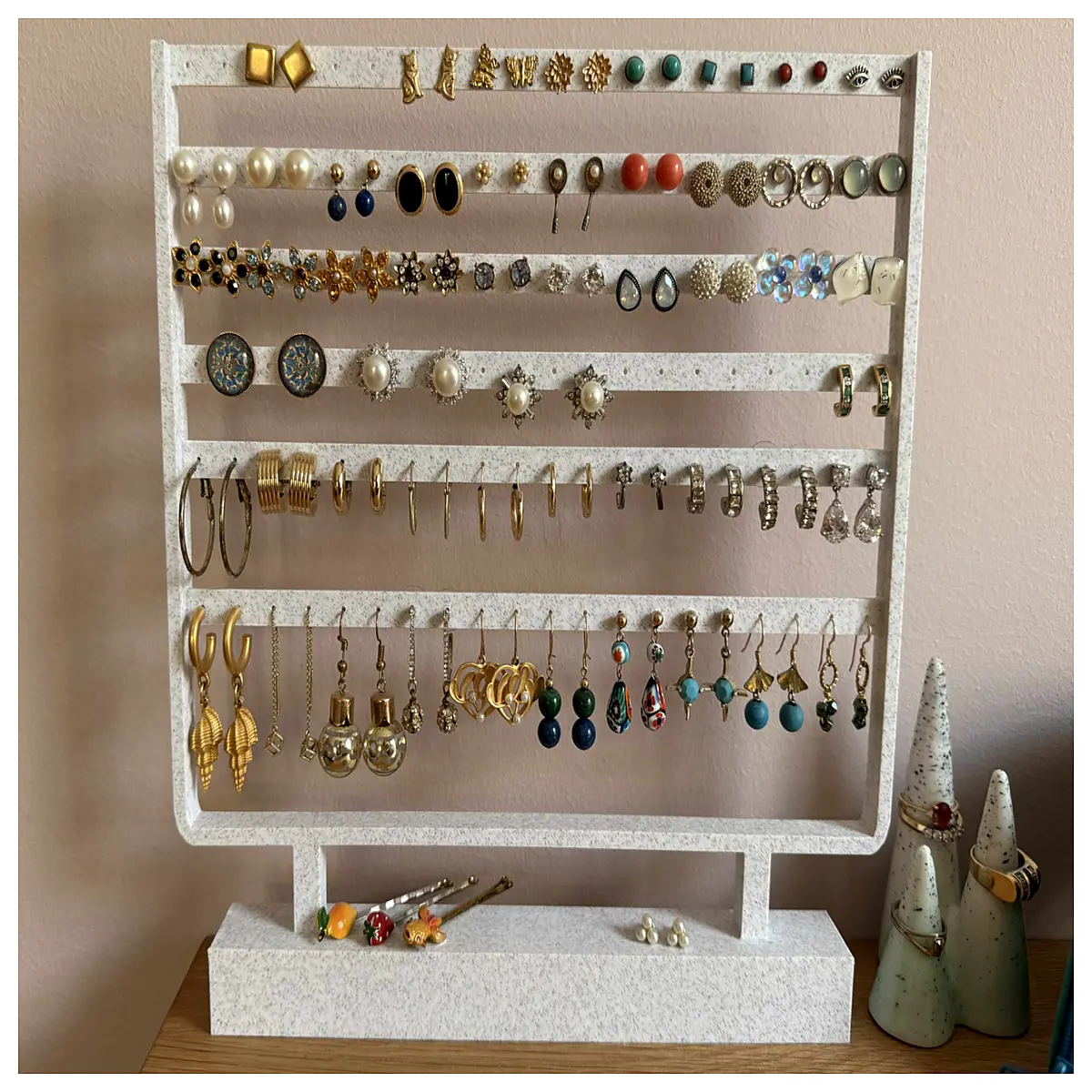 Earring Post Accessories Simple Earring Holder Hanging Ear Hook Support Jewelry Components Easy Installation Suitable for Various Earrings