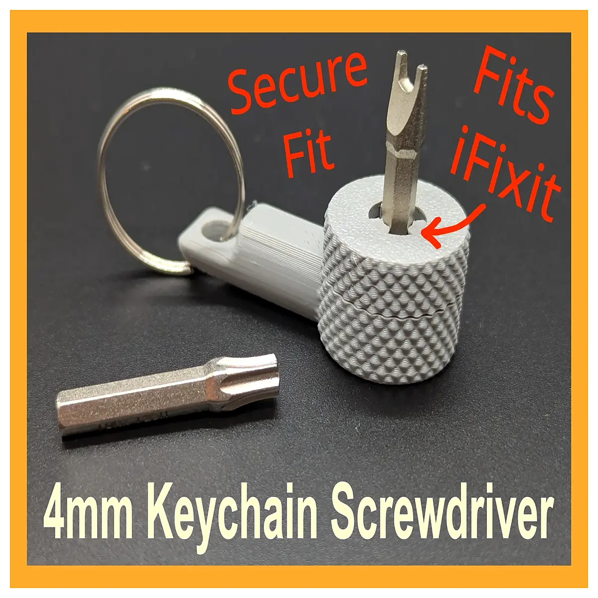 ifixit iopener compatible safety keychain screwdriver 4mm bit magnetic precision electronics repair tool for phones laptops