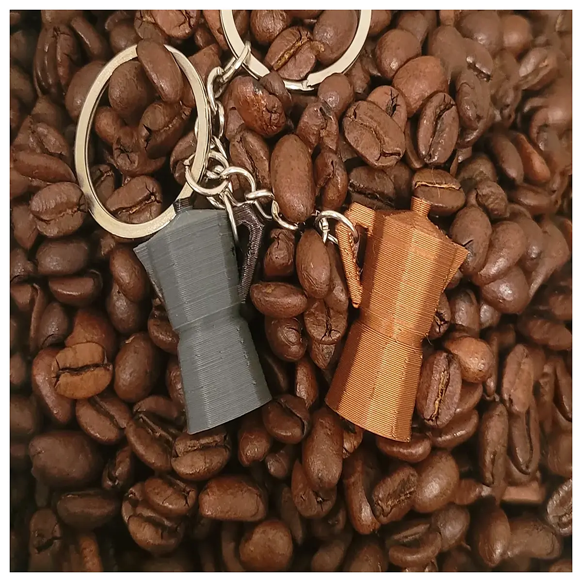 Italian Espresso Keychain Miniature Model Coffee Lover Gift Keyring Decoration Accessory