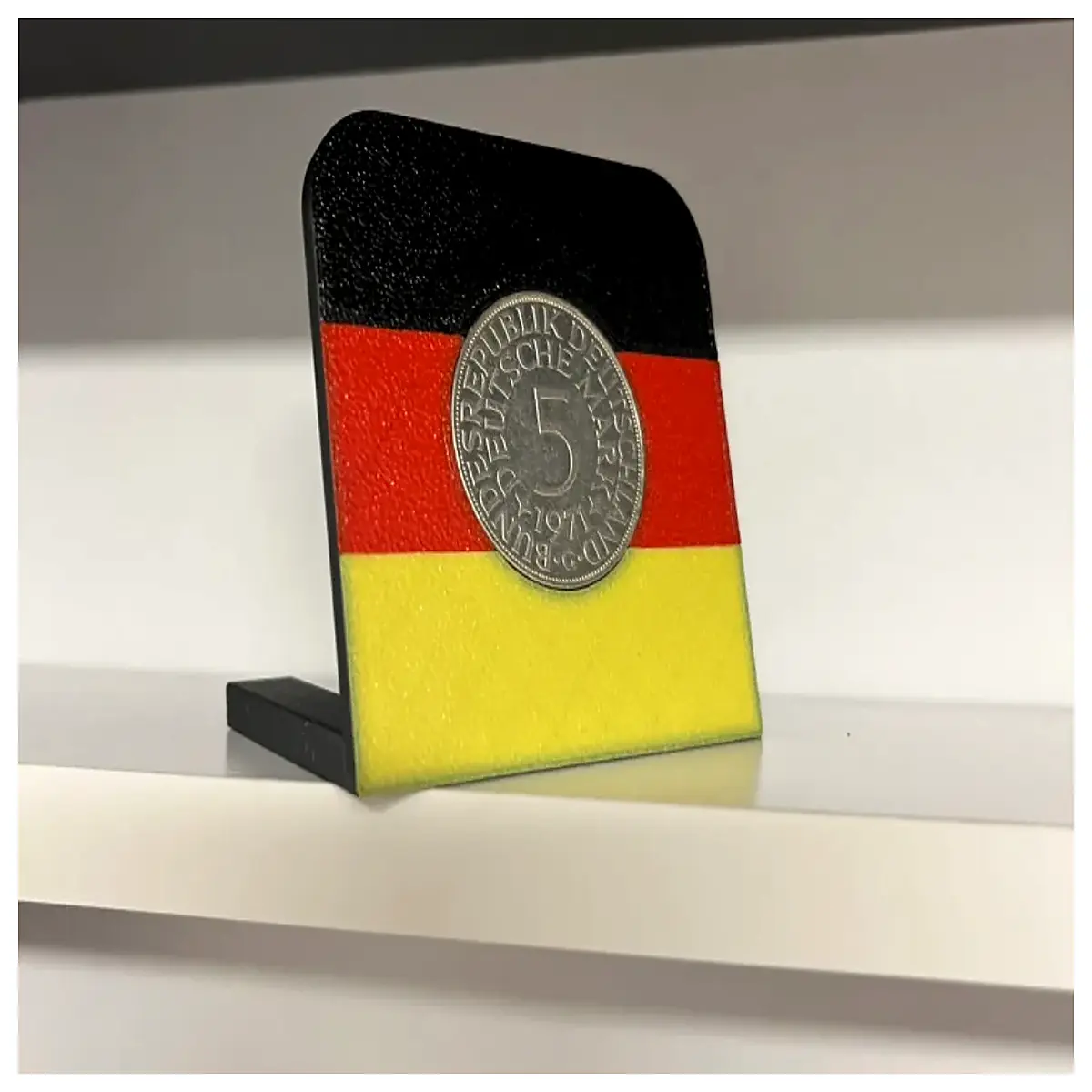 german 5 mark silver coin holder acrylic protective case for collecting numismatic currency