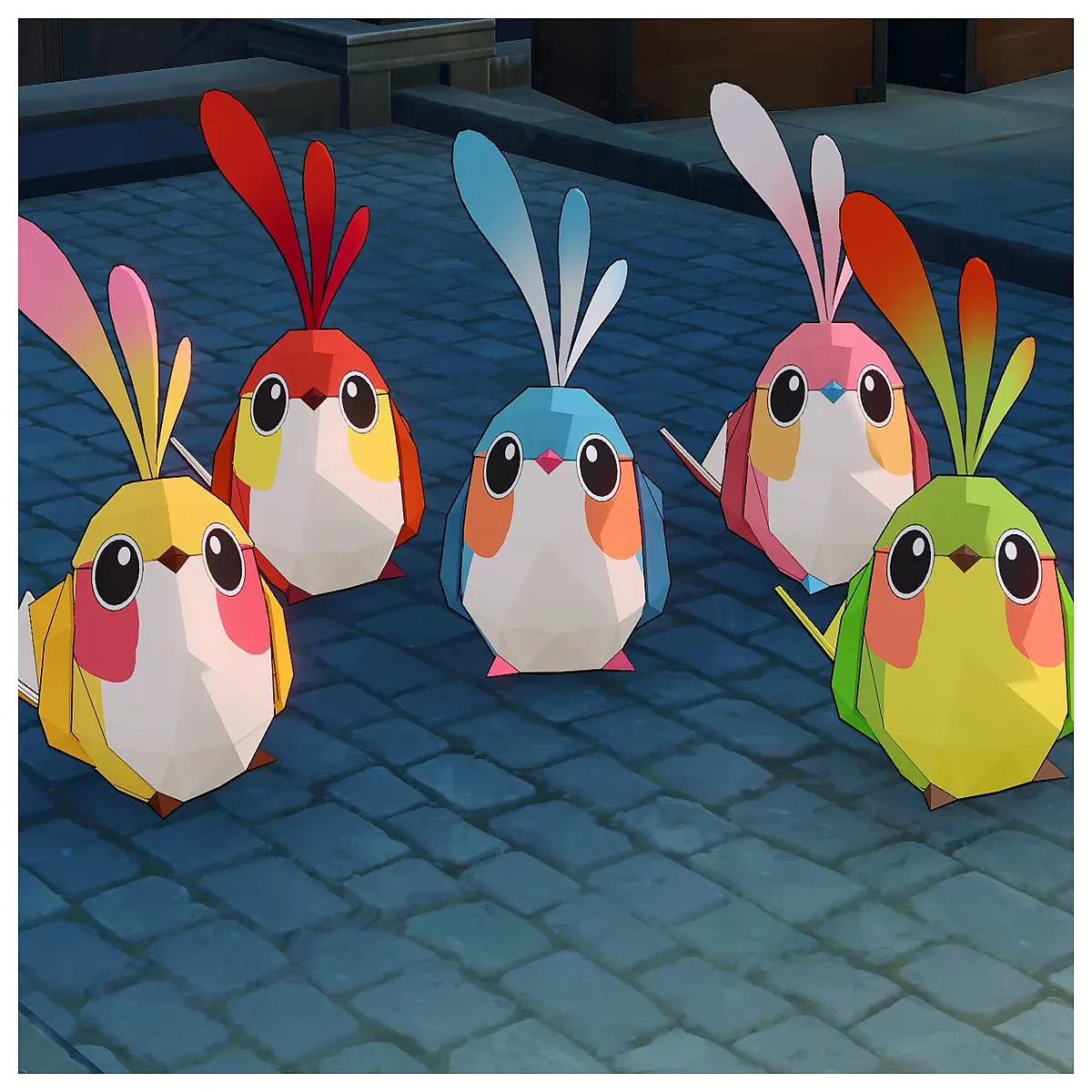 Star Rail Origami Bird Model Split Parts Choose Goatees Collect Display Anime Figures Collectible Merchandise