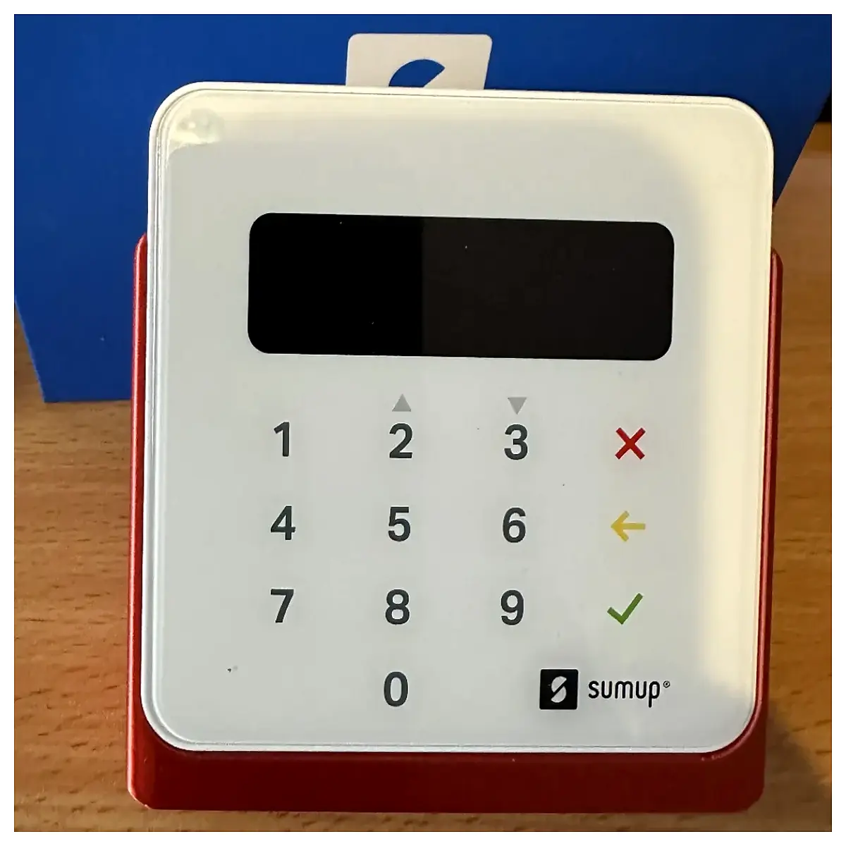 sum up air card reader holder for credit bank payment terminal desktop accessory
