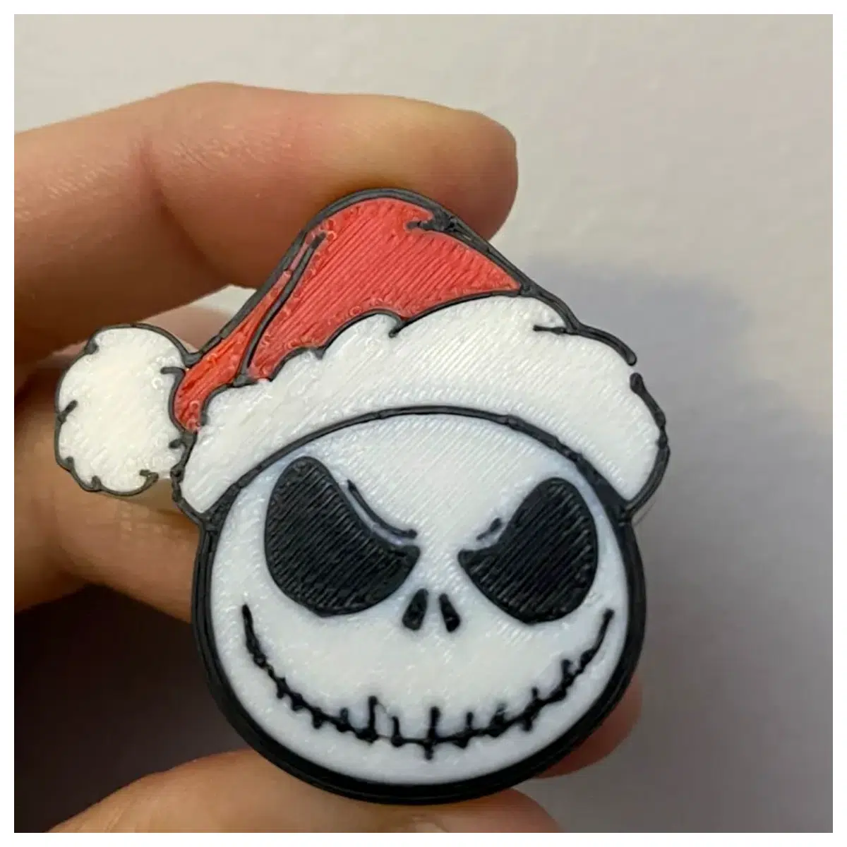 Santa Jack Skeleton Decoration Festive Ornament Ghost Figure Christmas Gift Party Decor Skull Decoration