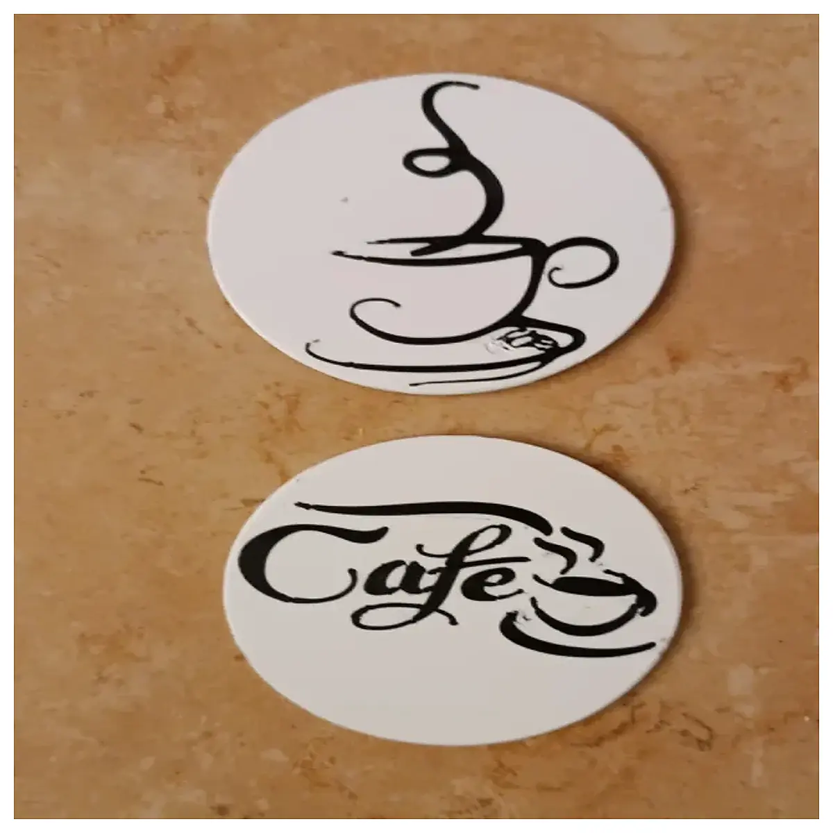 Coffee Coasters Silicone Non Slip Desk Protector Kitchen Table Mat Coffee Pad Mat Ideal for Coffee Shops Home Use
