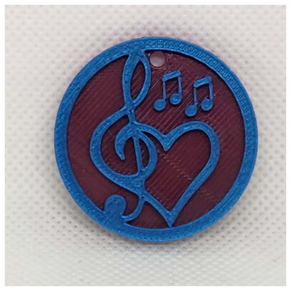 Music Note Keychain Creative Music Diary Holder Mobile Phone Charm Music Lover Gift Memory Keepsake