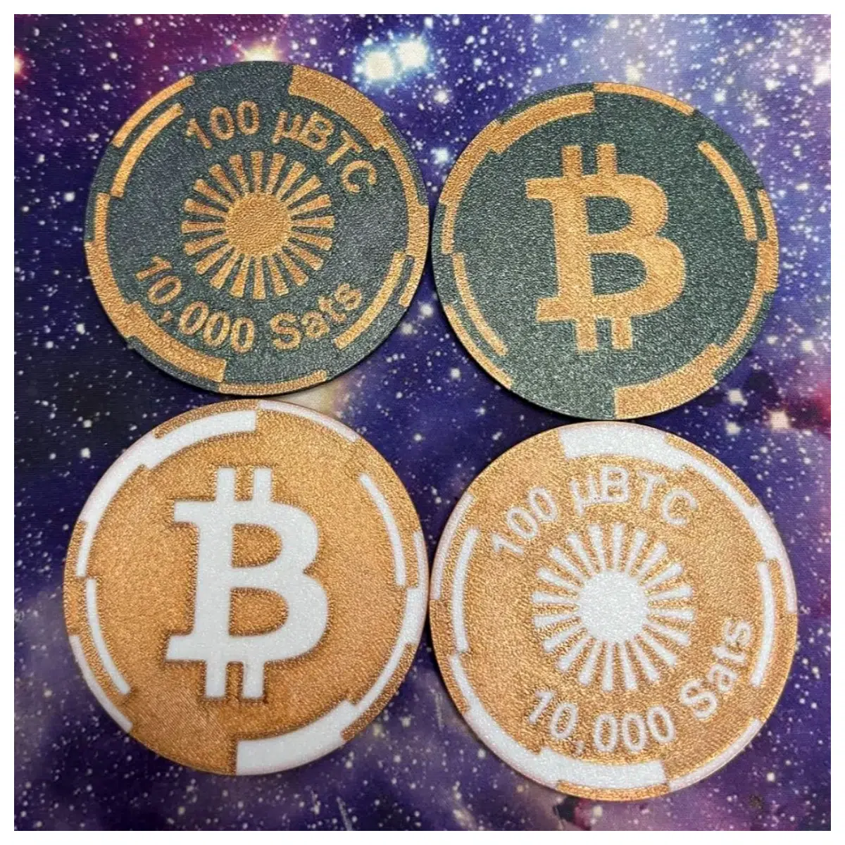 Bitcoin Commemorative Coins Two Styles Collection Coins Investment Coins Minting Memorial Gifts