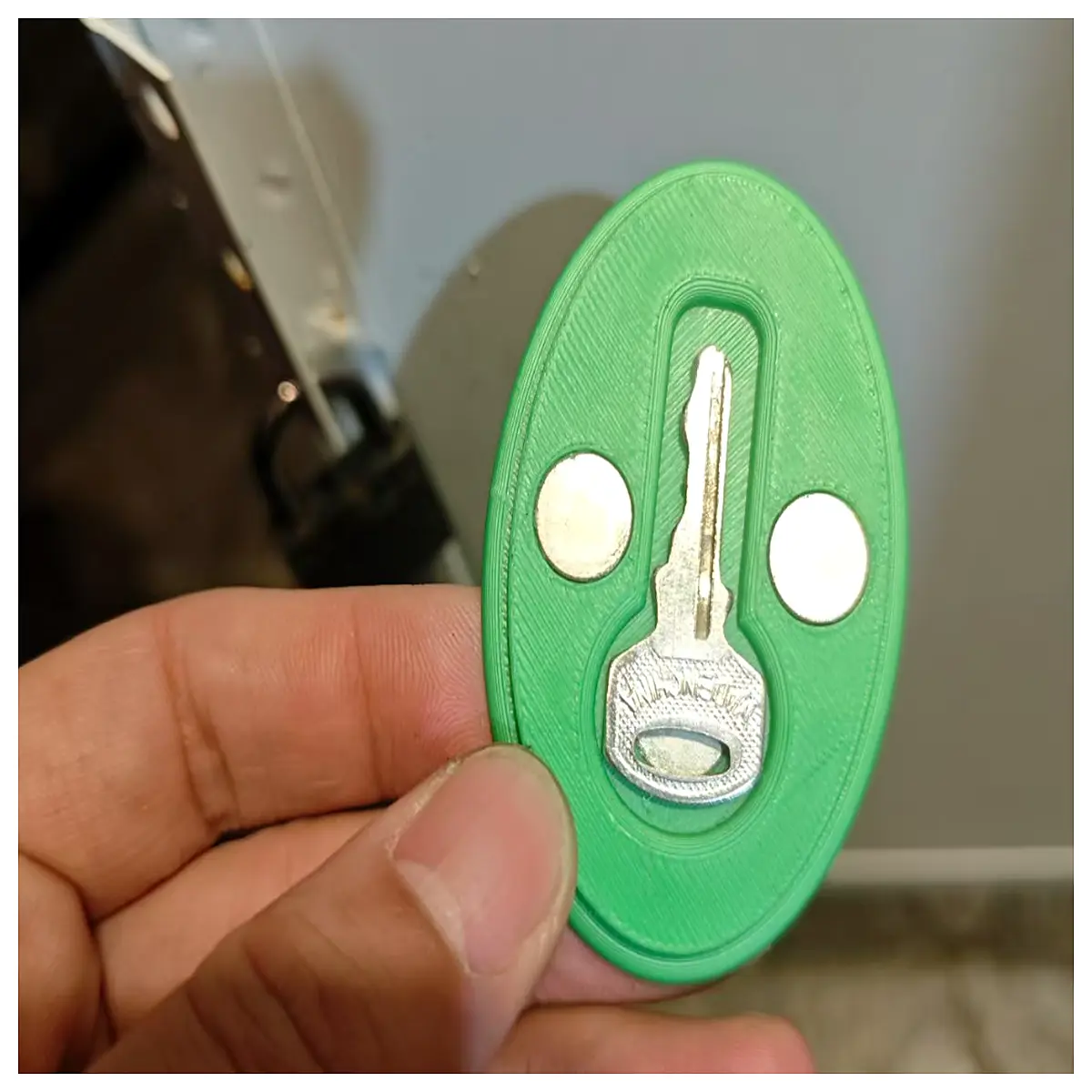 Magnetic Key Case Small Portable Mini Storage Box Key Holder Accessories Magnetic Storage Key Safe