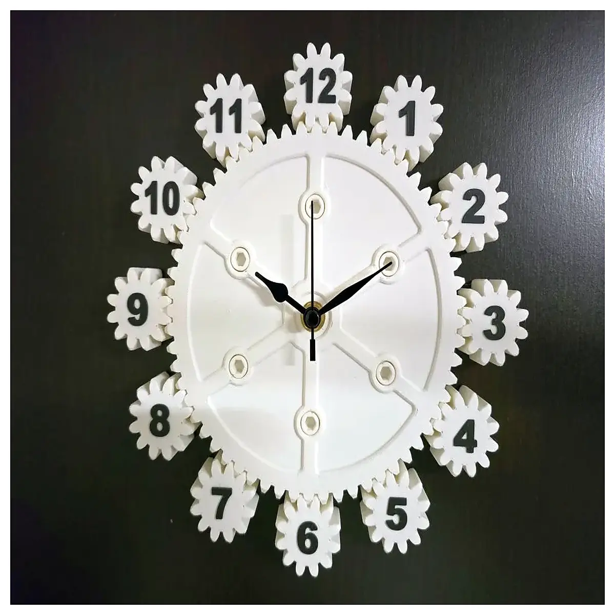 vintage mechanical gear clock parts brass industrial steampunk wall clock mechanism diy retro timepiece gears