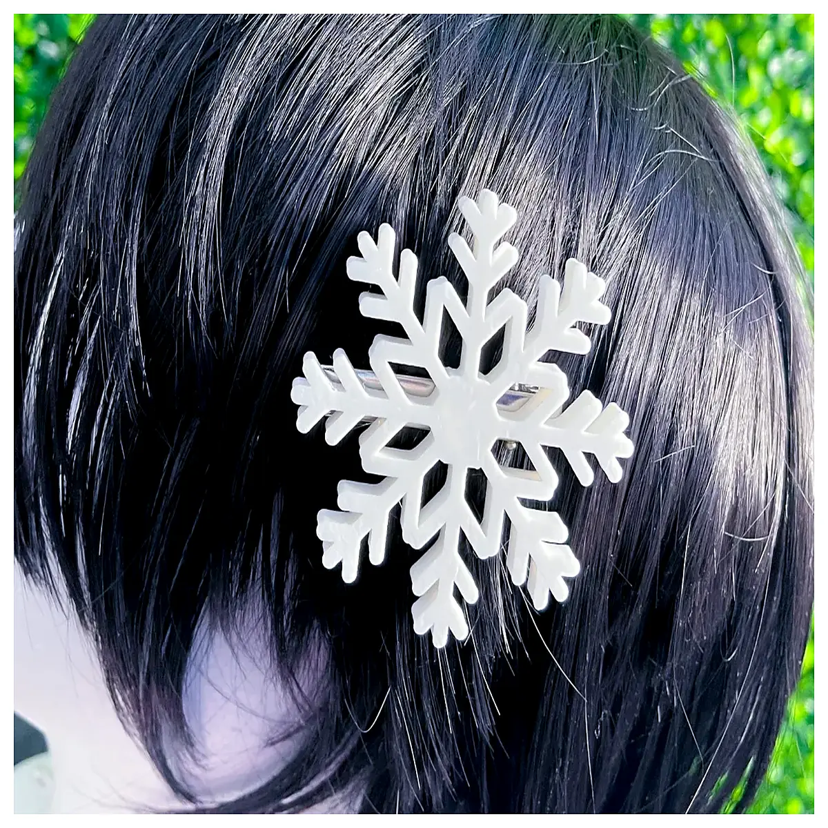 Snowflake Hair Clips Women s Hair Accessories Elegant Hairstyles Decoration Sweet Girl Hair Ornaments