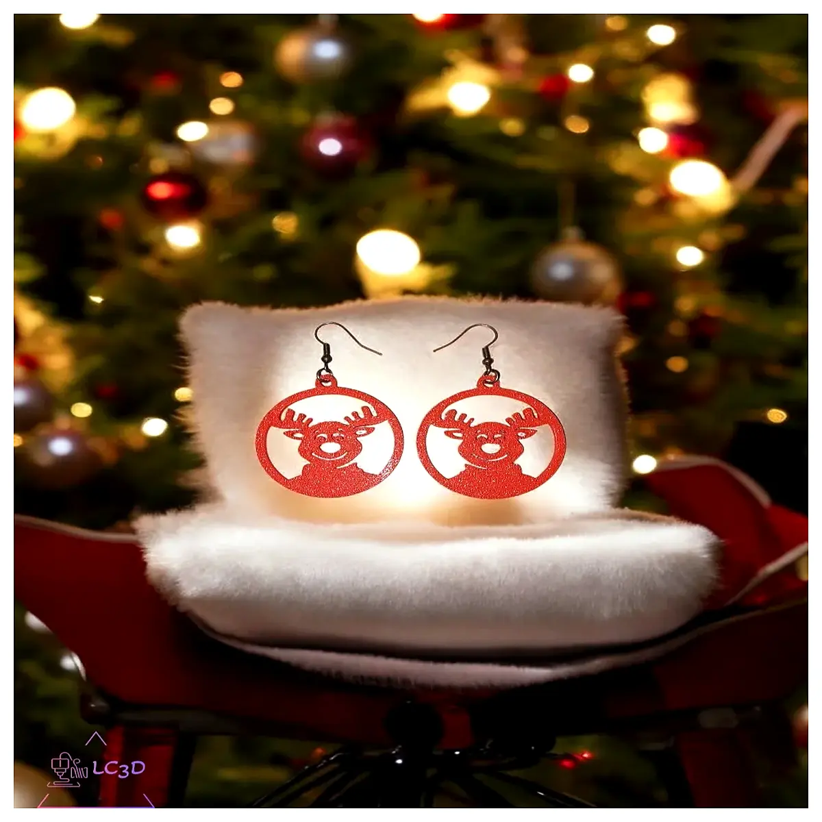 Christmas Ornament Realistic Reindeer Model Festive Decoration Holiday Gift Home Decor Window Display Kids Toy