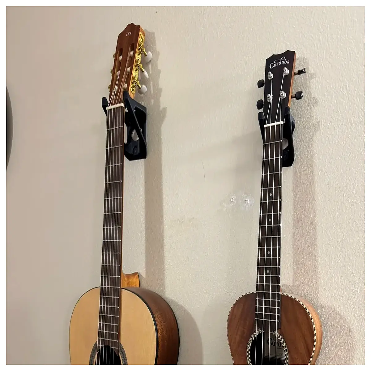 3D Printed Ukulele Wall Mount Holder Guitar Strings Accessories Ukulele Decoration Ukulele Parts Wall Hanger