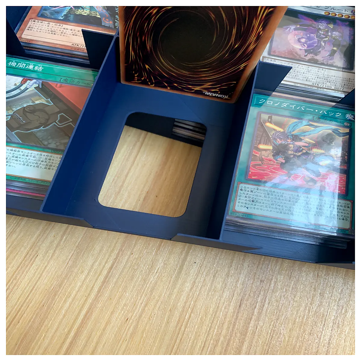 card storage box deck protector sleeve holder organizer bulk