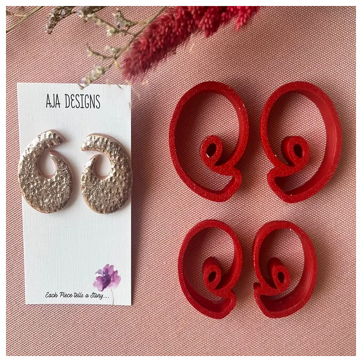 Polymer Clay Earring Molds DIY Earring Molds Handmade Earring Molds Creative Earring Design Accessories