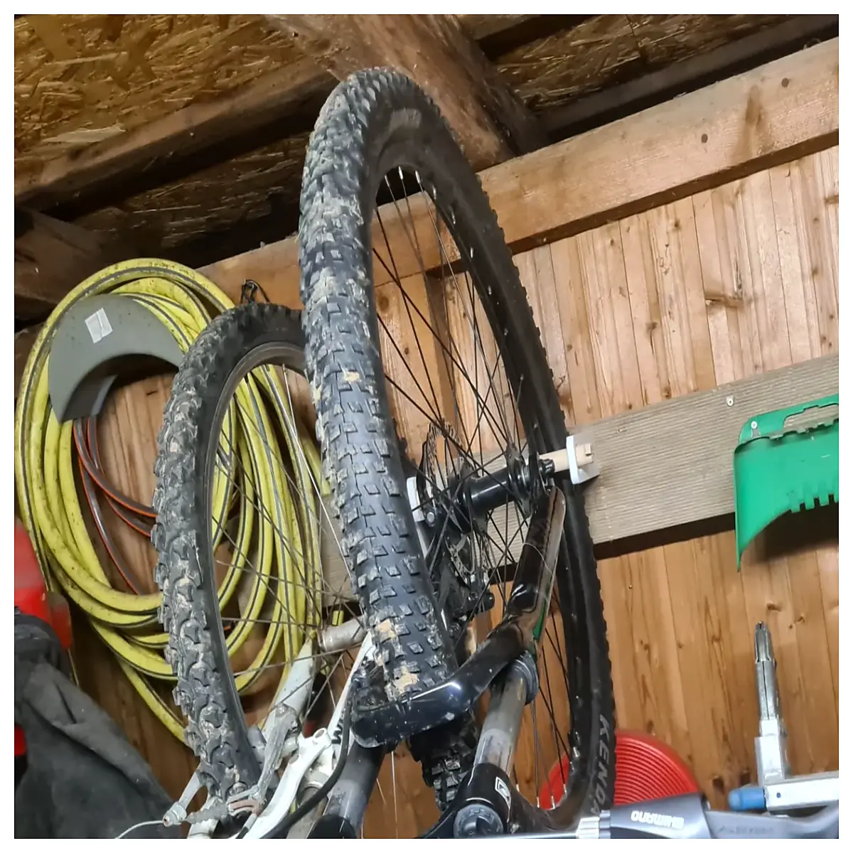 Bike Wall Mount Holder Cycling Tool Storage Indoor Bike Fixed Stand Hanging Bike Rack