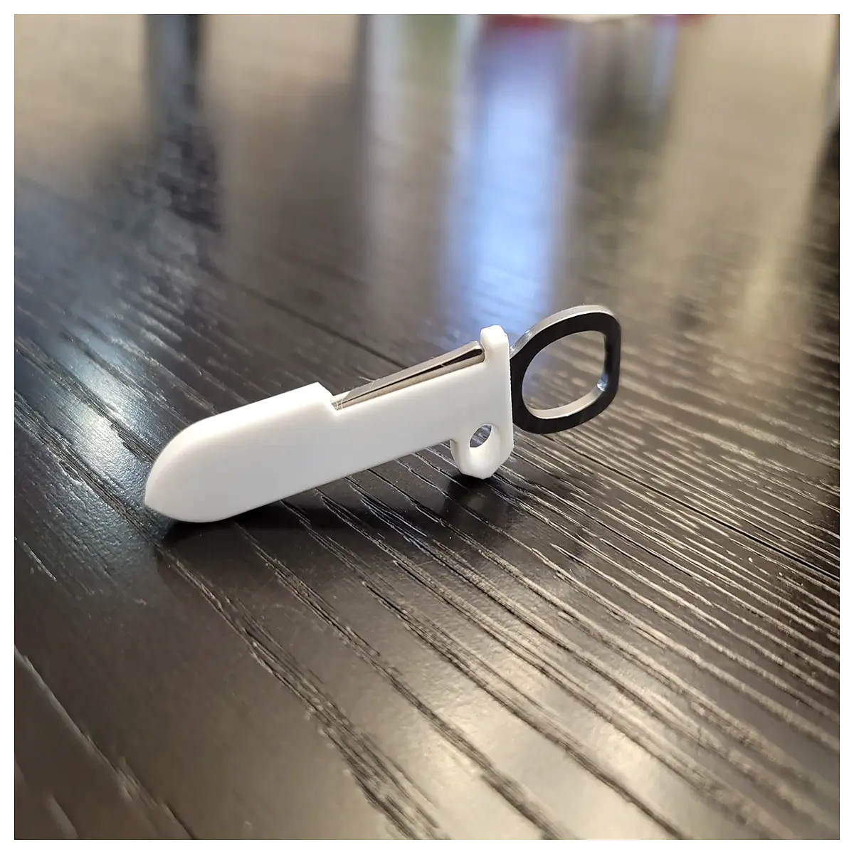 pocket scissors keychain with ring multi tool survival gear