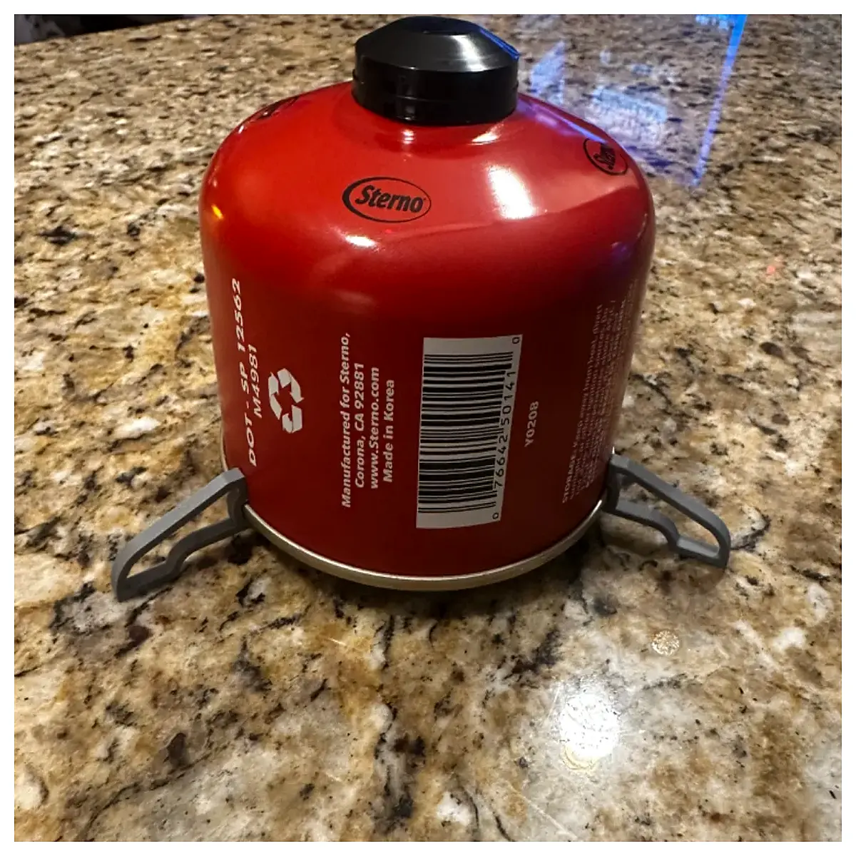 Camping Gas Cylinder Holder Portable Outdoor Gas Bottle Support Tent Camping Use Stable Support Safety Reinforcement