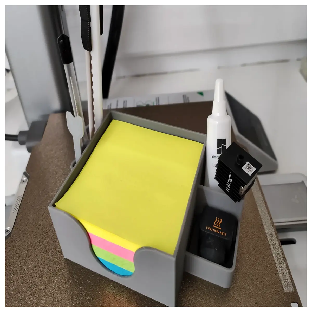 Sticker Organizer Box Magnetic Sticker Holder Desktop Storage Box Creative Sticker Organizer Small Parts Storage Office Organizer