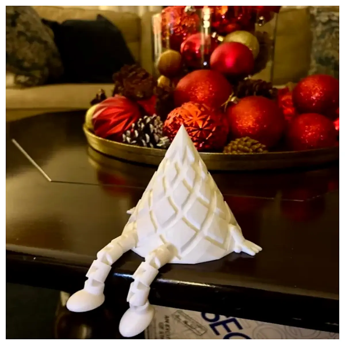 Rotating Christmas Tree Joints Decoration Mobile Christmas Tree Accessories Festive Decorations Christmas Gift Xmas Ornament Parts