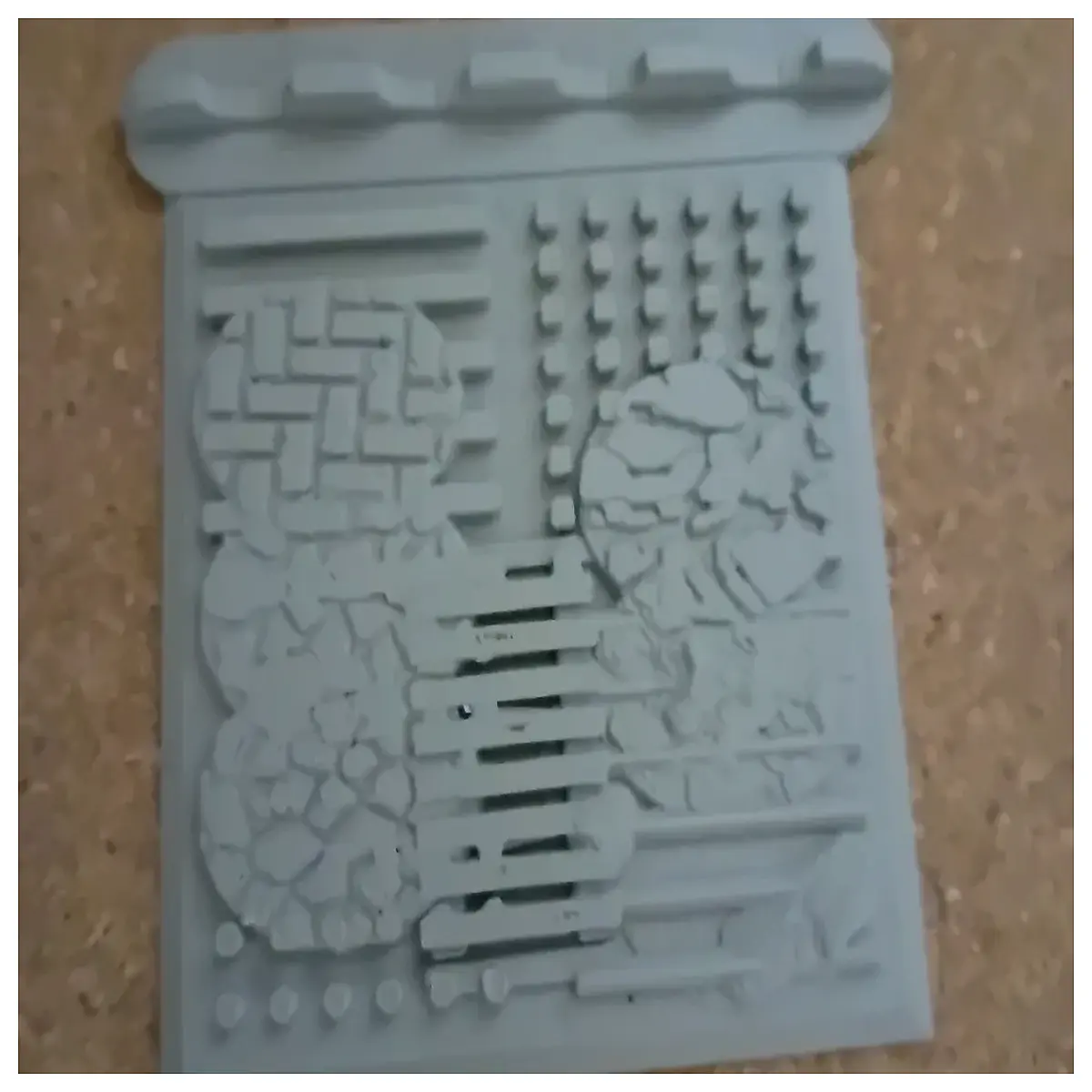 digital painting dry brush texture palette and pen holder for digital artists