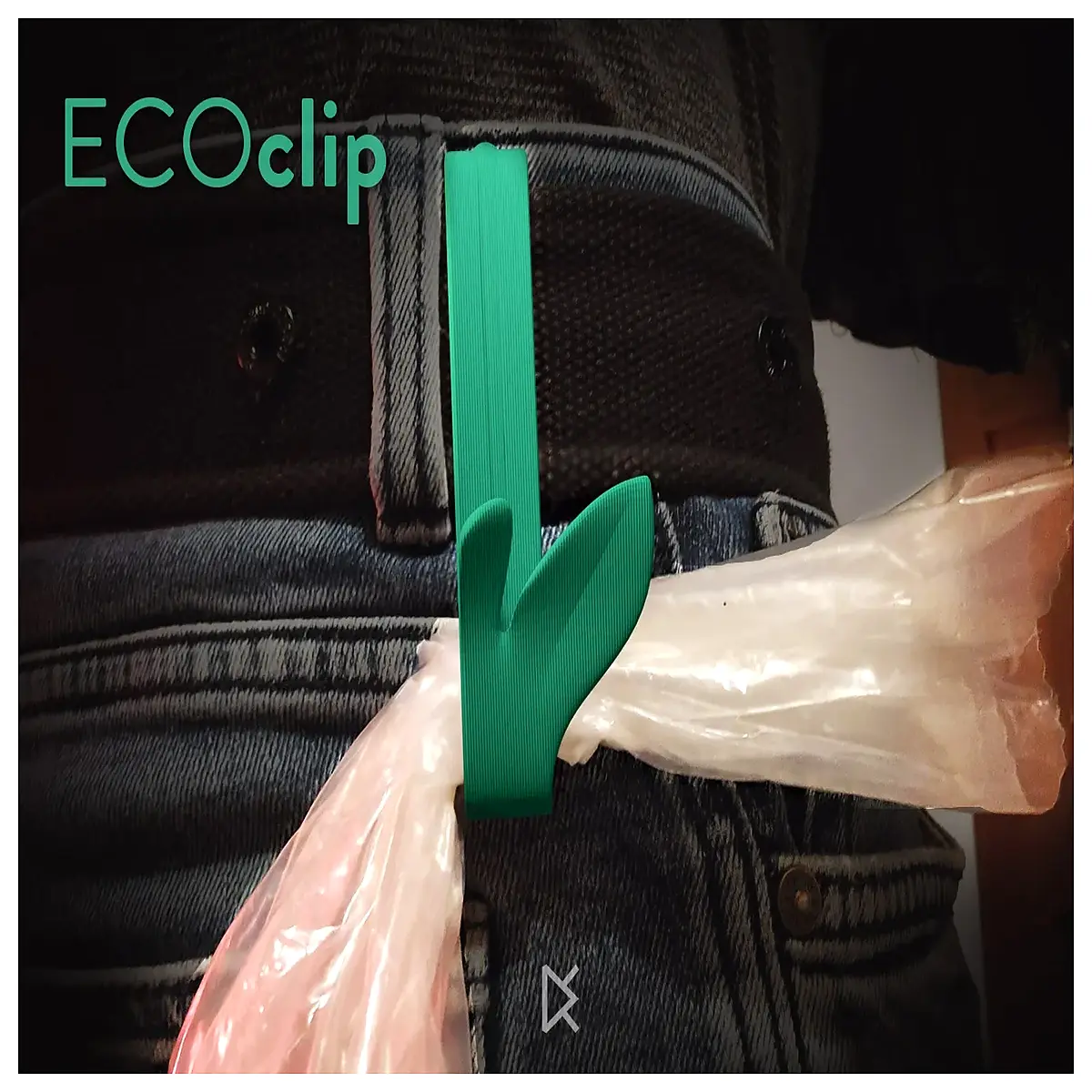 ECOclip Hiking Trash Bag Holder Outdoor Travel Support Portable Waste Bag Stand Camping Hiking Accessory