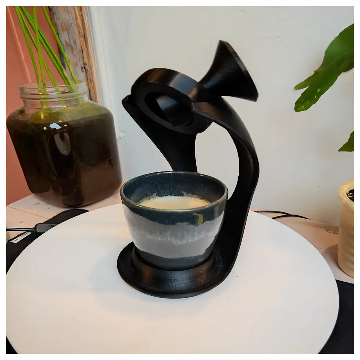 Spill Proof Coffee Cup Holder Coffee Cup Mat Desktop Protection Coffee Accessory Prevents Drips Splashes
