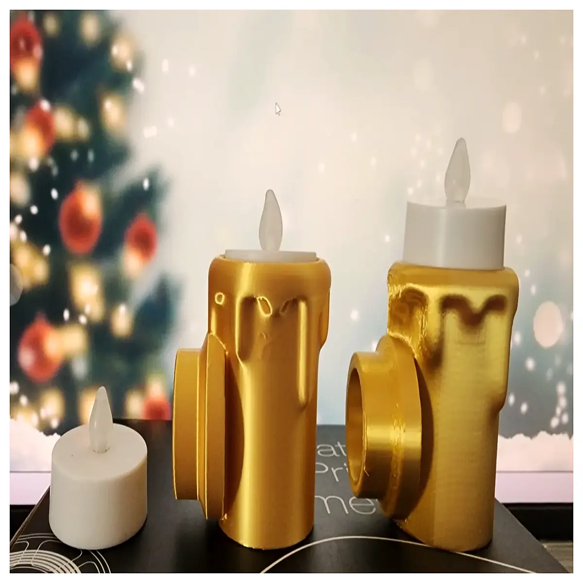 Block Flower Candle Holder Creative Home Decor Wedding Centerpiece Party Decoration Artificial Flowers Floral Candle Stand Decorative Accent