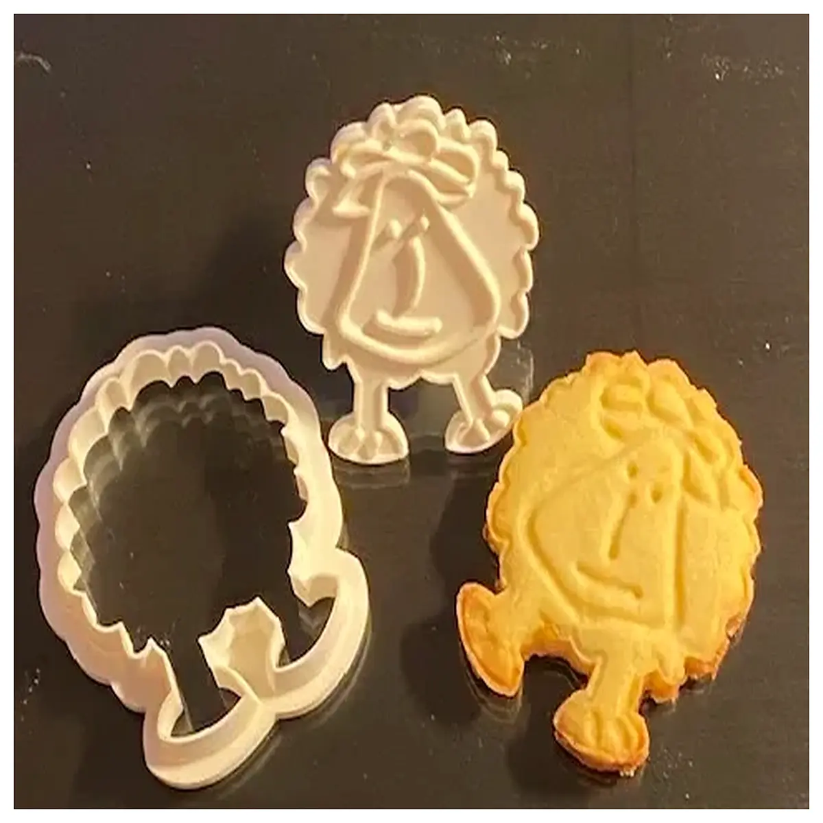 Little Lamb Cookie Molds Kids Baking Toys DIY Handmade Cookie Molds Lamb Shape Cookie Making Tools Creative Kitchen Toys
