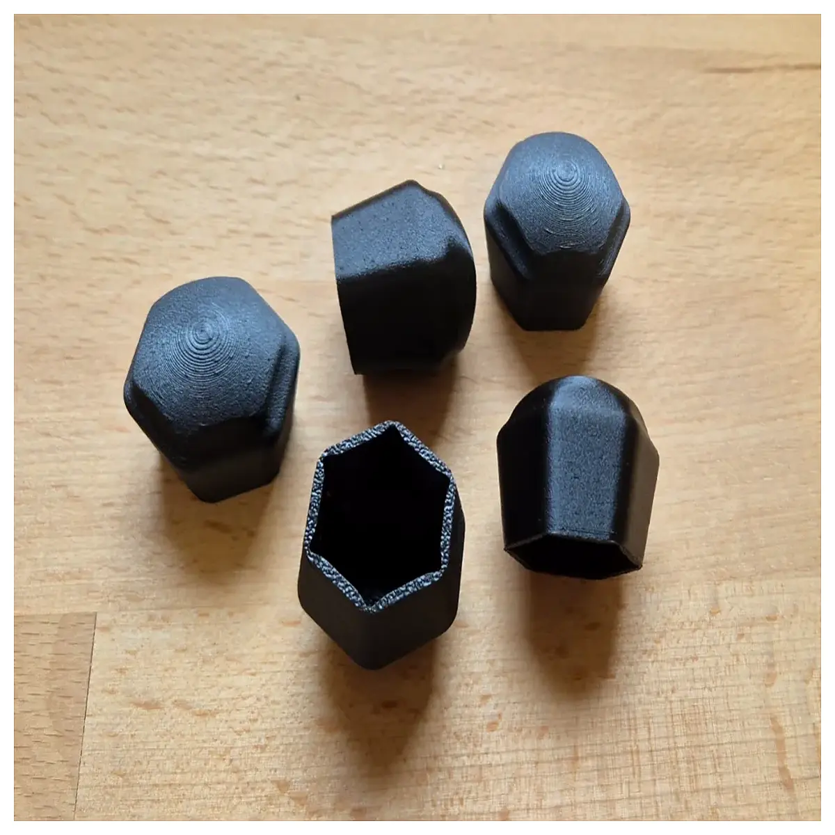 21mm Car Bonnet Bolt Nut Cover Wheel Lug Nut Cover Wheel Rim Accessories Auto Parts Wheel Studs