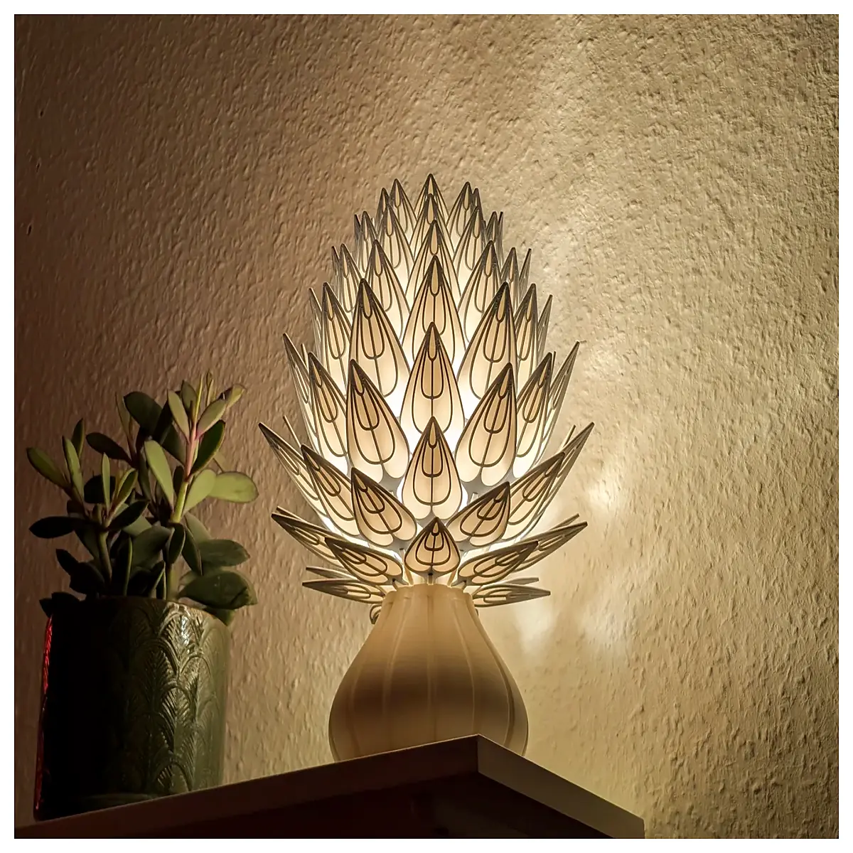 PrismaPetal V2 3D Printed Global First 3D Home Decor Smart Lighting Accent