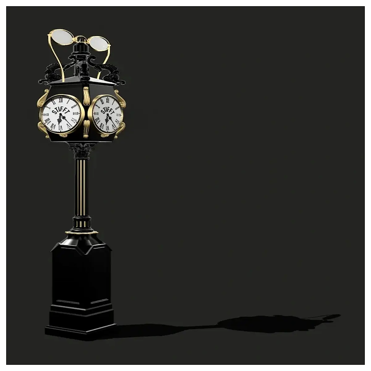 19th Street Clock Vintage Timepiece Antique Watch Classic Decor Collectible Item