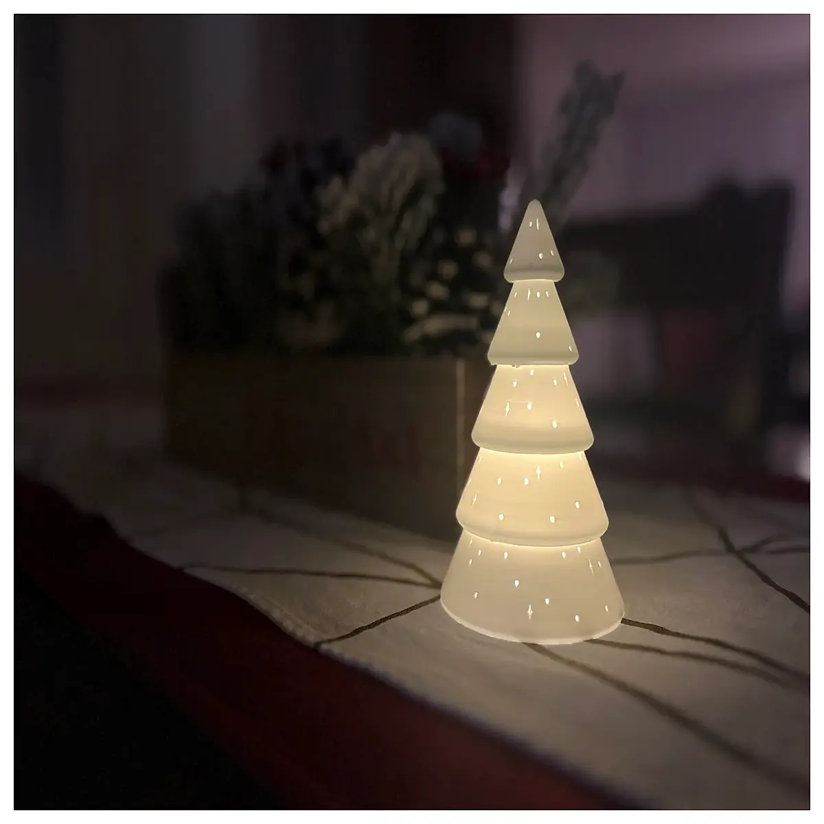 Sparkling Starlight Christmas Tree Ornament Festive String Lights Christmas Gift Home Decor New Year Decoration