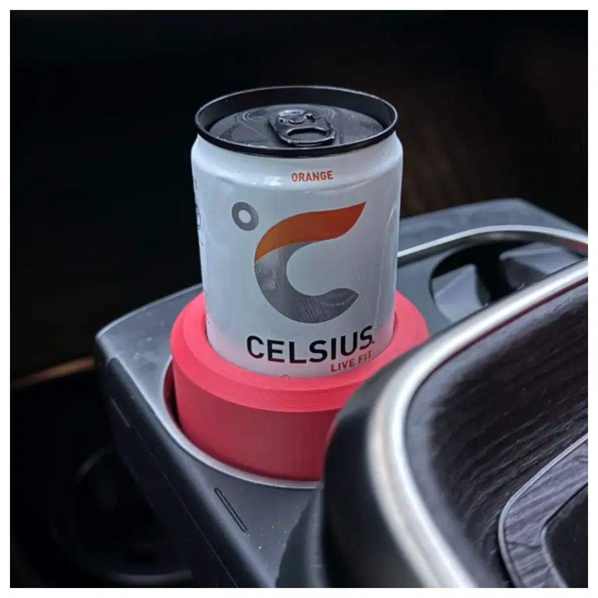 Rivian Energy Drink Cup Holder Insert Insulated Beverage Mat Automotive Accessory Car Parts Drink Holder